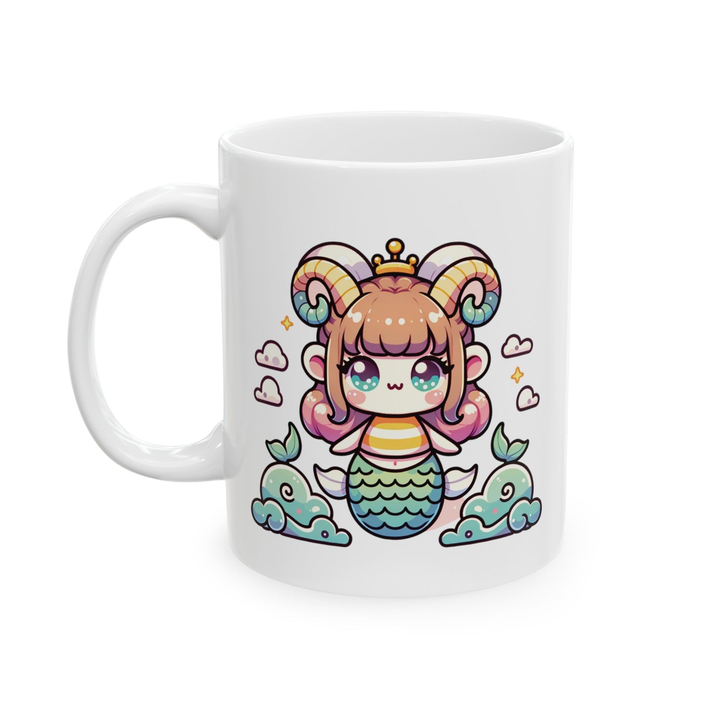 'Be Different' Cute Kawaii Ceramic Mug 11oz For Kids Teens Birthday Gift