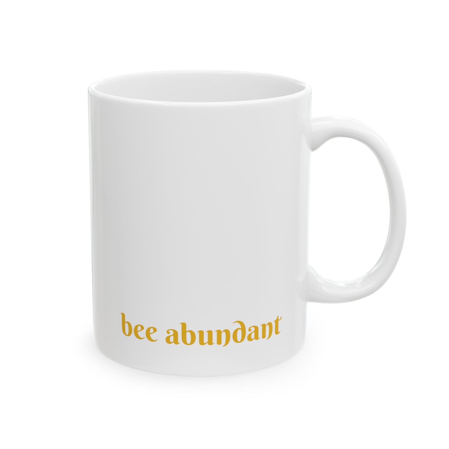 'Bee Abundant' Cute Kawaii Ceramic Mug 11oz For Kids Teens Birthday Gift