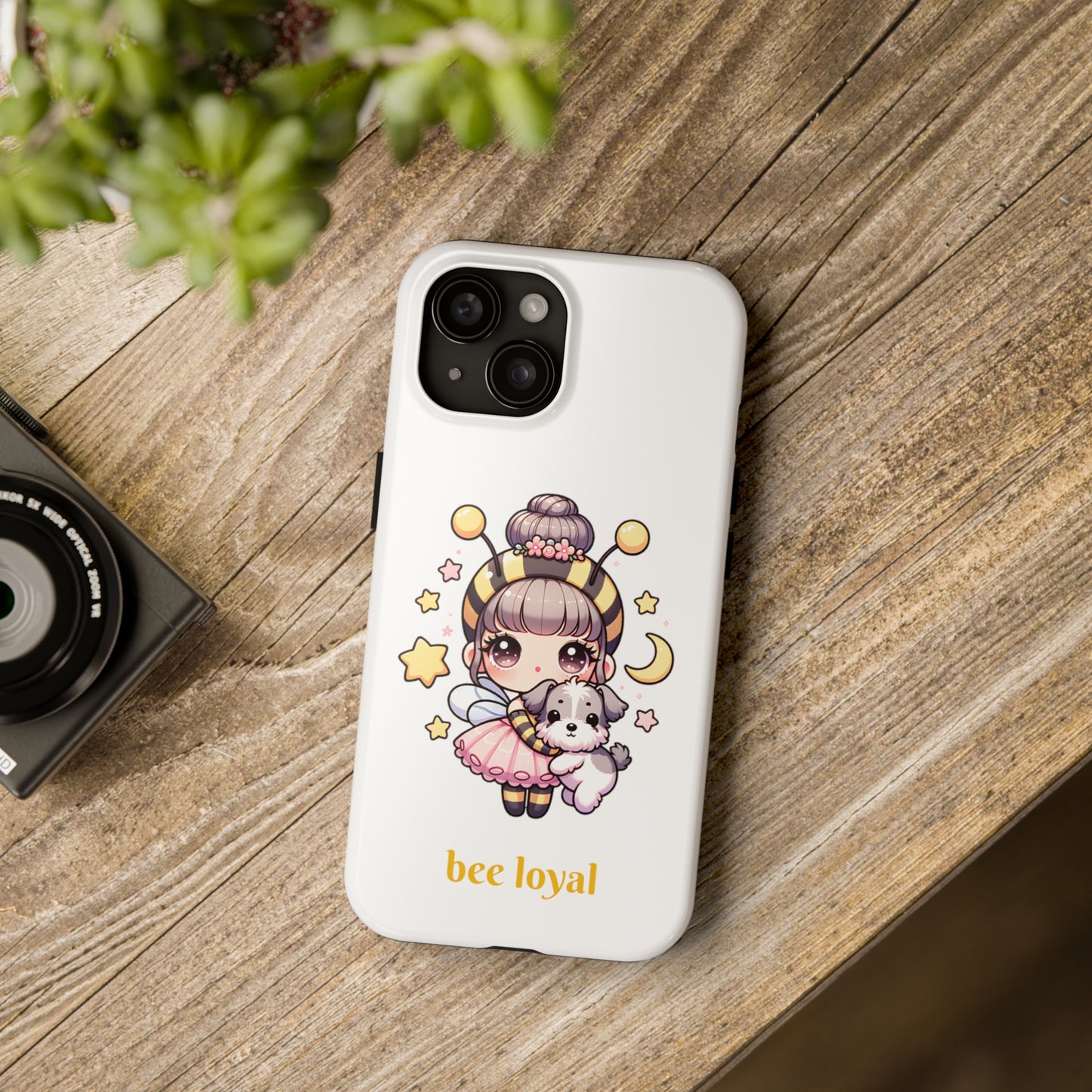'Bee Loyal' Tough iPhone Cases For Kids Teens Adults Gift Present