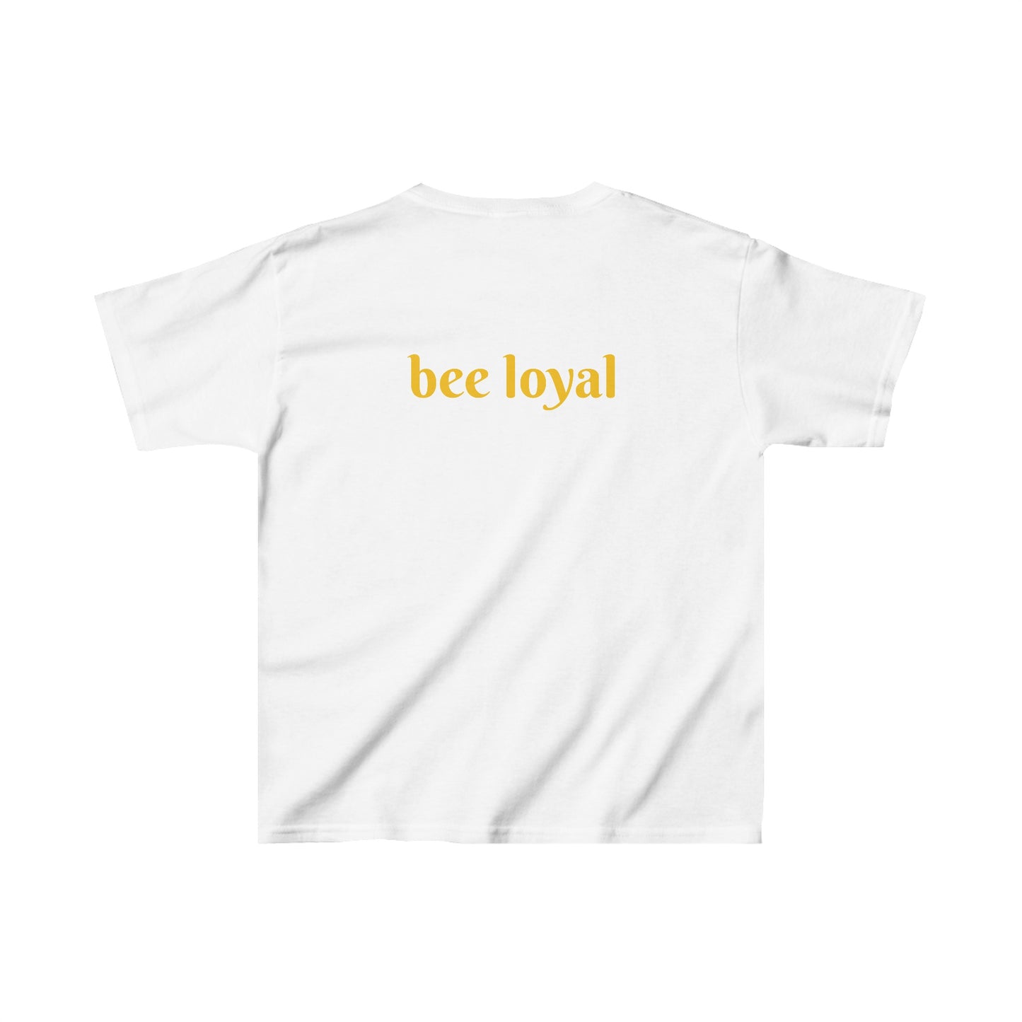 'Bee Loyal' Cute Kawaii Kids Heavy Cotton™ T-Shirt Birthday Gift Present