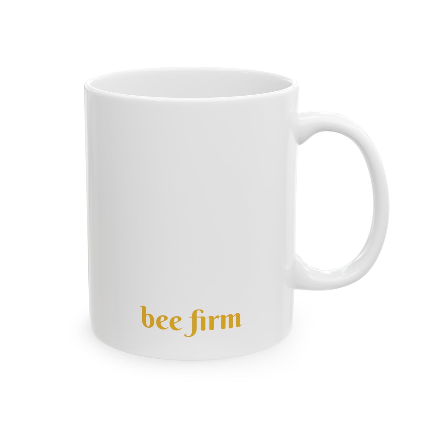 'Bee Firm' Cute Kawaii Ceramic Mug 11oz For Kids Teens Birthday Gift