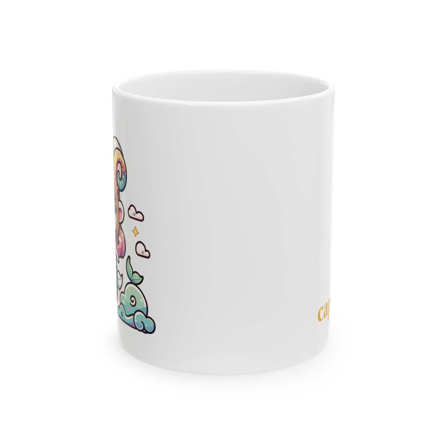 'Be Different' Cute Kawaii Ceramic Mug 11oz For Kids Teens Birthday Gift