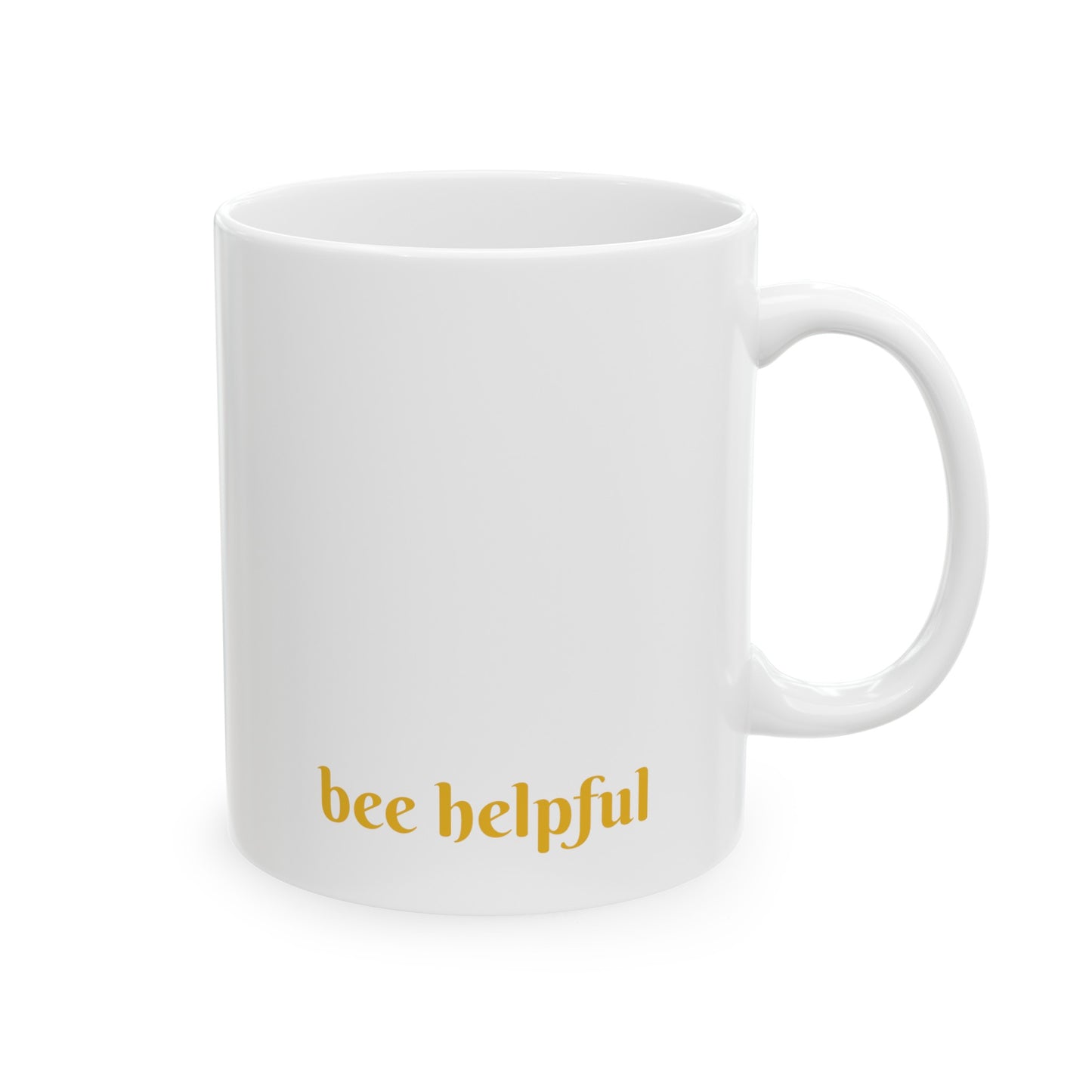 'Bee Helpful' Cute Kawaii Ceramic Mug 11oz For Kids Teens Birthday Gift
