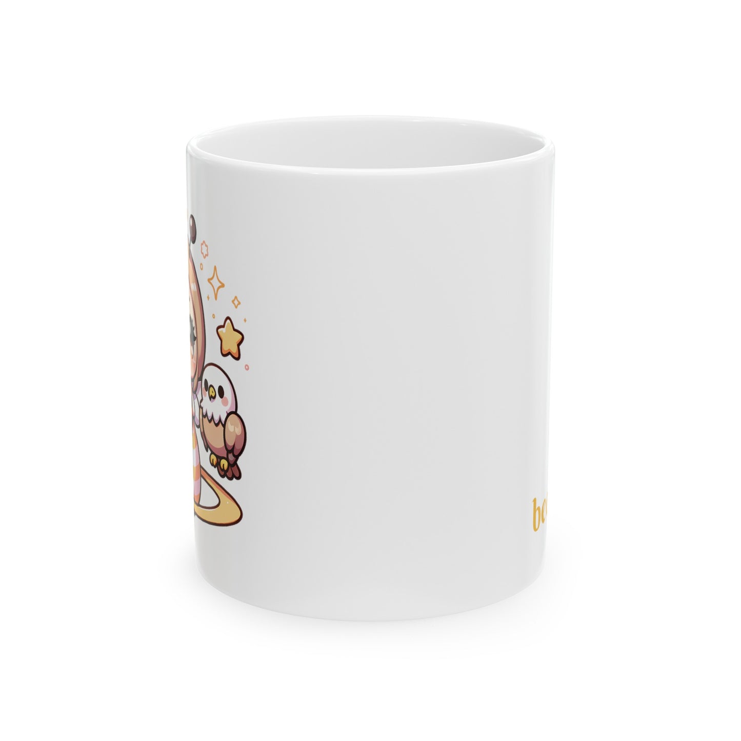 'Bee Wise' Cute Kawaii Ceramic Mug 11oz For Kids Teens Birthday Gift