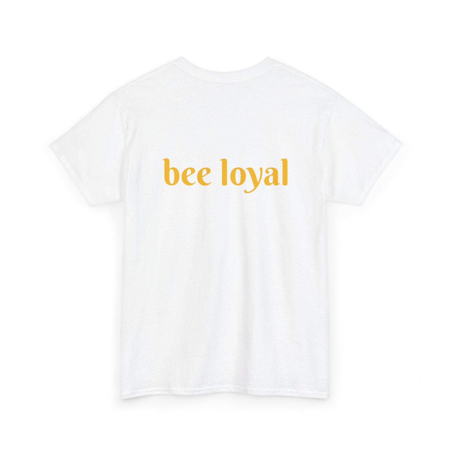 'Bee Loyal' Cute Kawaii Unisex Heavy Cotton Tee For Kids Teens Adults Gift Present
