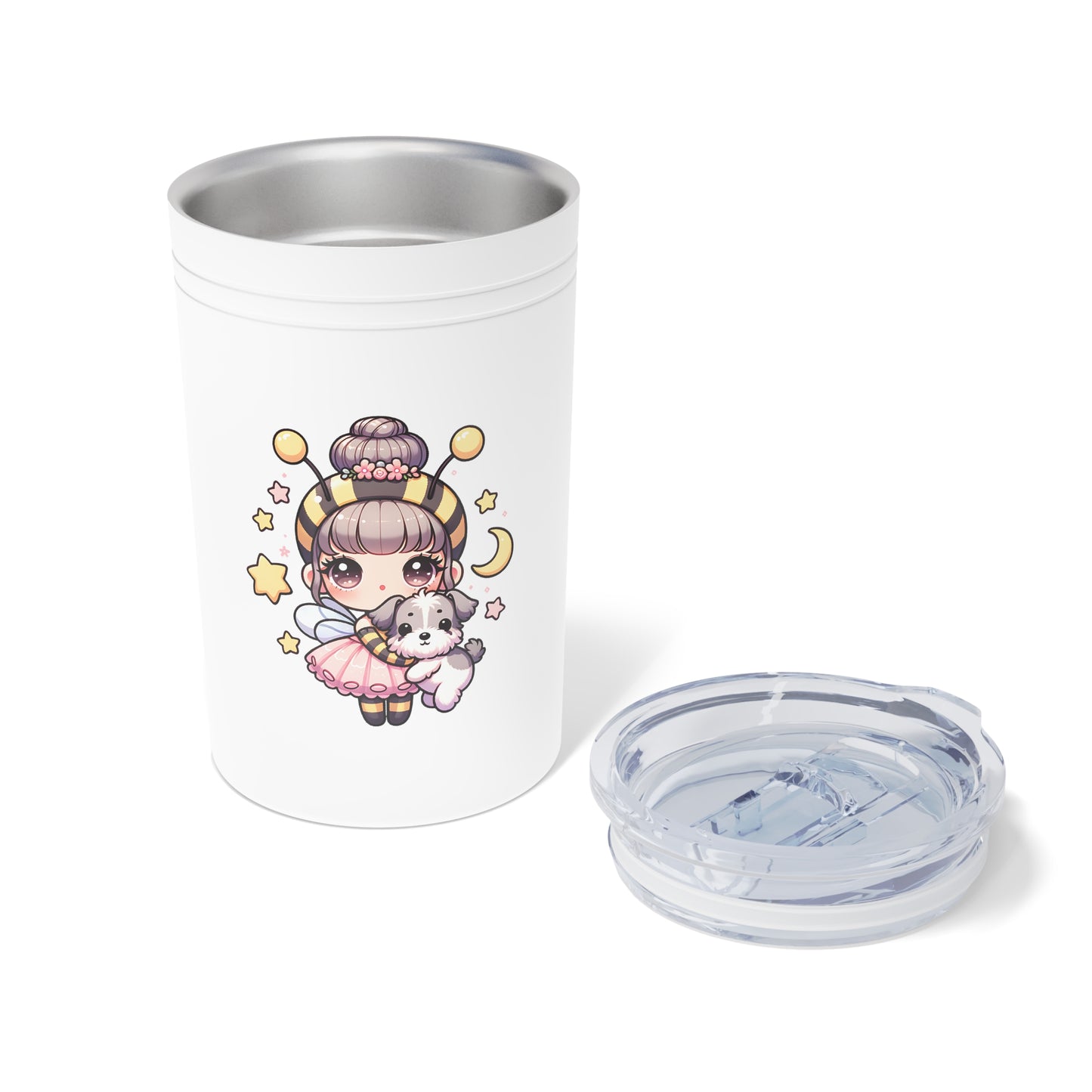 'Bee Loyal' Cute Kawaii Vacuum Insulated Tumbler 11oz For Kids Teens Birthday Gift
