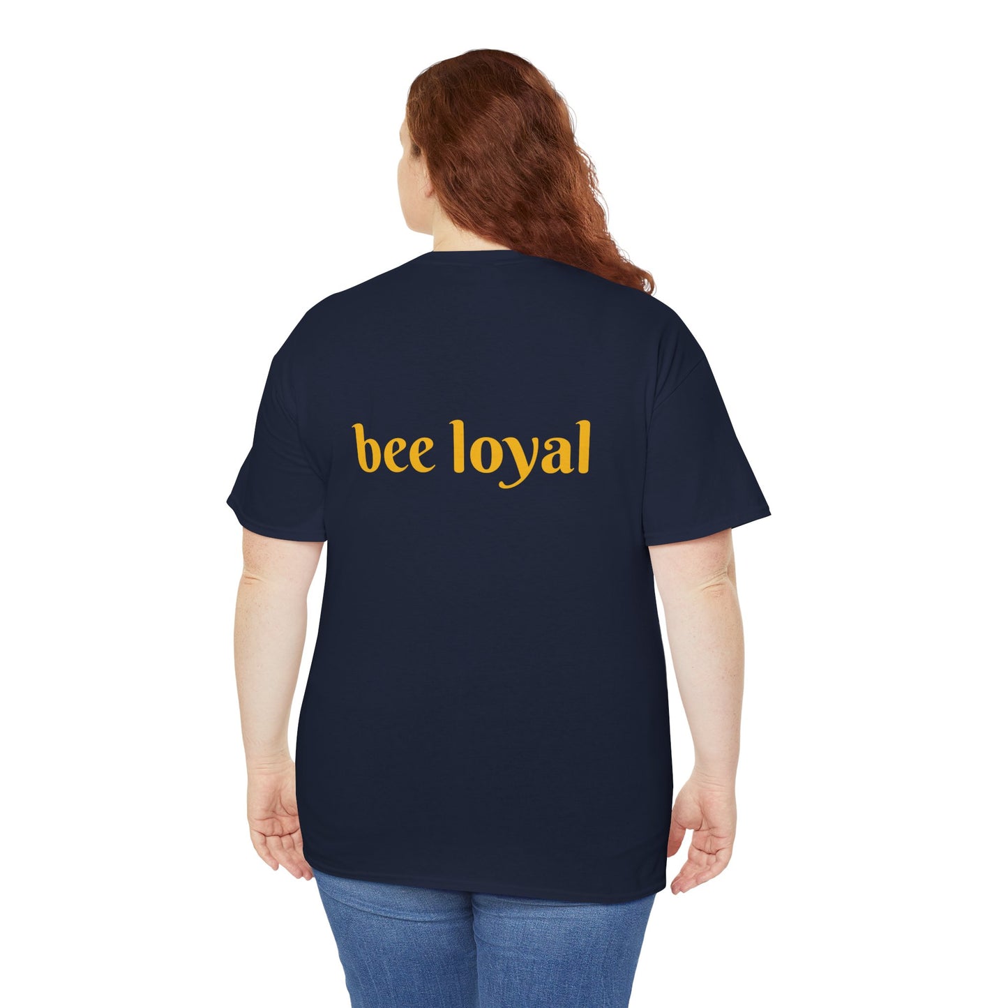 'Bee Loyal' Cute Kawaii Unisex Heavy Cotton Tee For Kids Teens Adults Gift Present