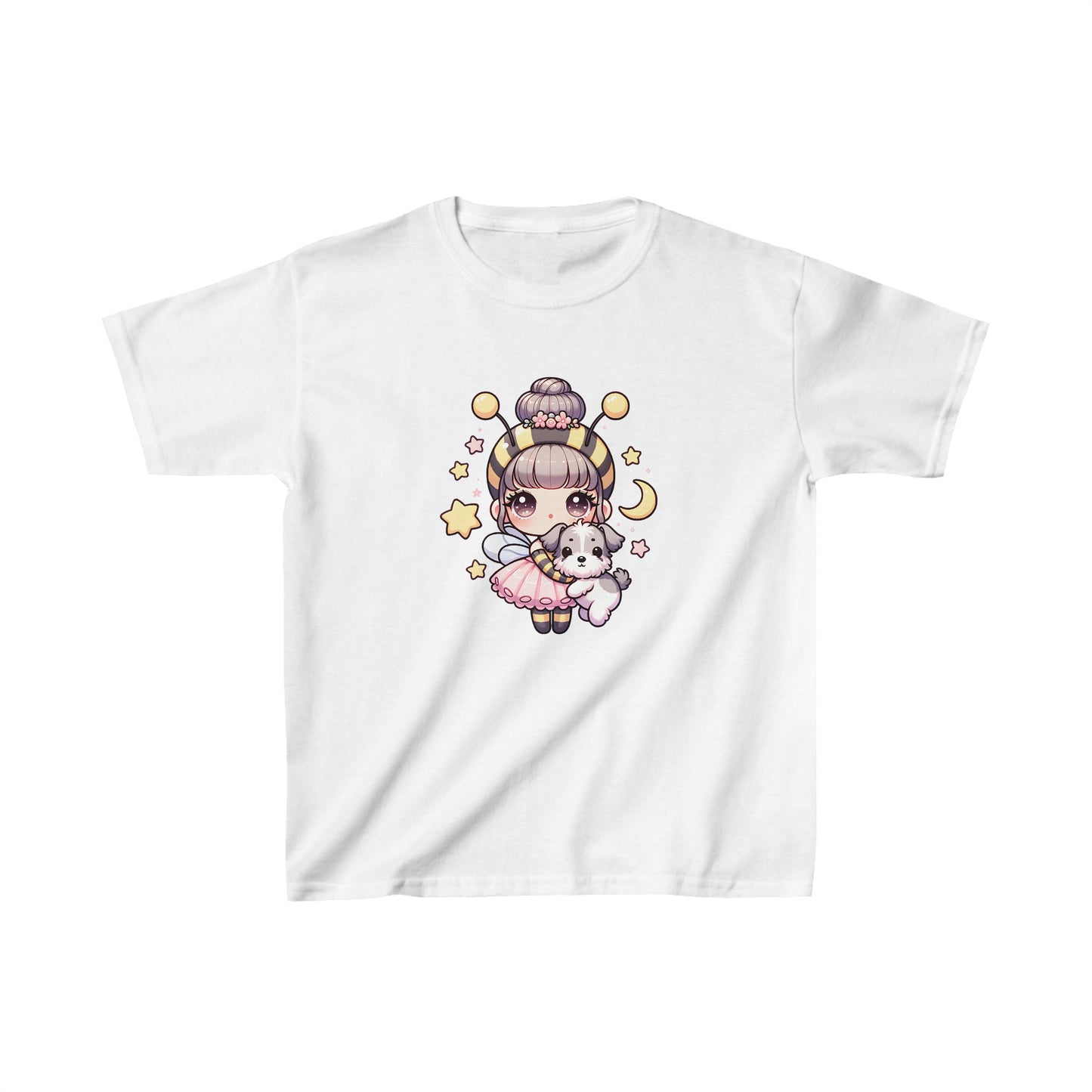 'Bee Loyal' Cute Kawaii Kids Heavy Cotton™ T-Shirt Birthday Gift Present